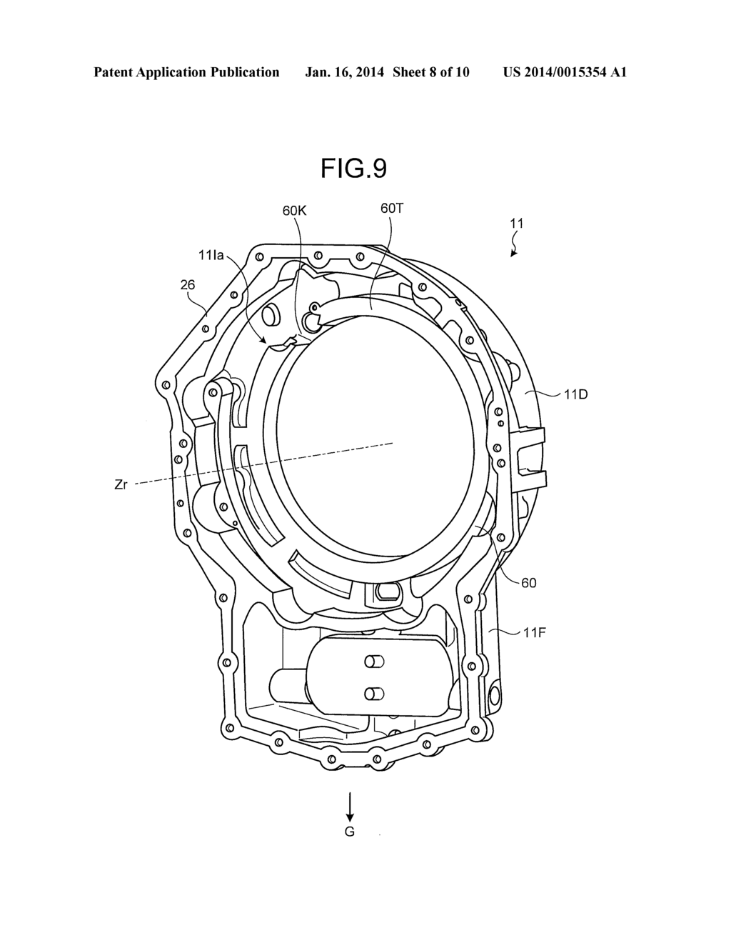 GENERATOR MOTOR COOLING STRUCTURE AND GENERATOR MOTOR - diagram, schematic, and image 09