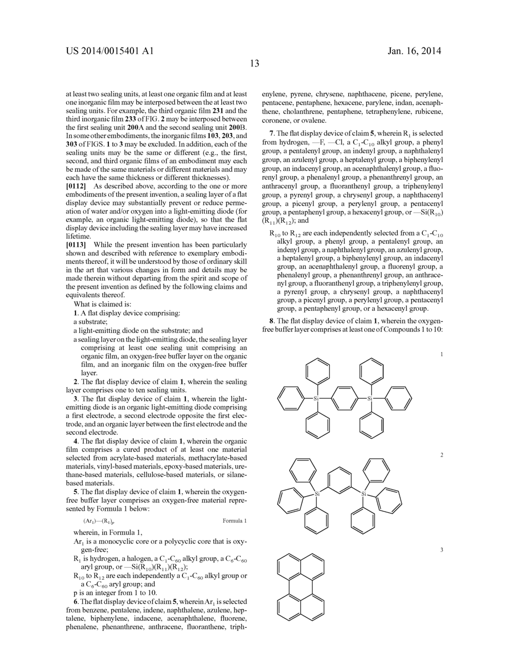 FLAT DISPLAY DEVICE AND METHOD OF MANUFACTURING THE SAME - diagram, schematic, and image 16