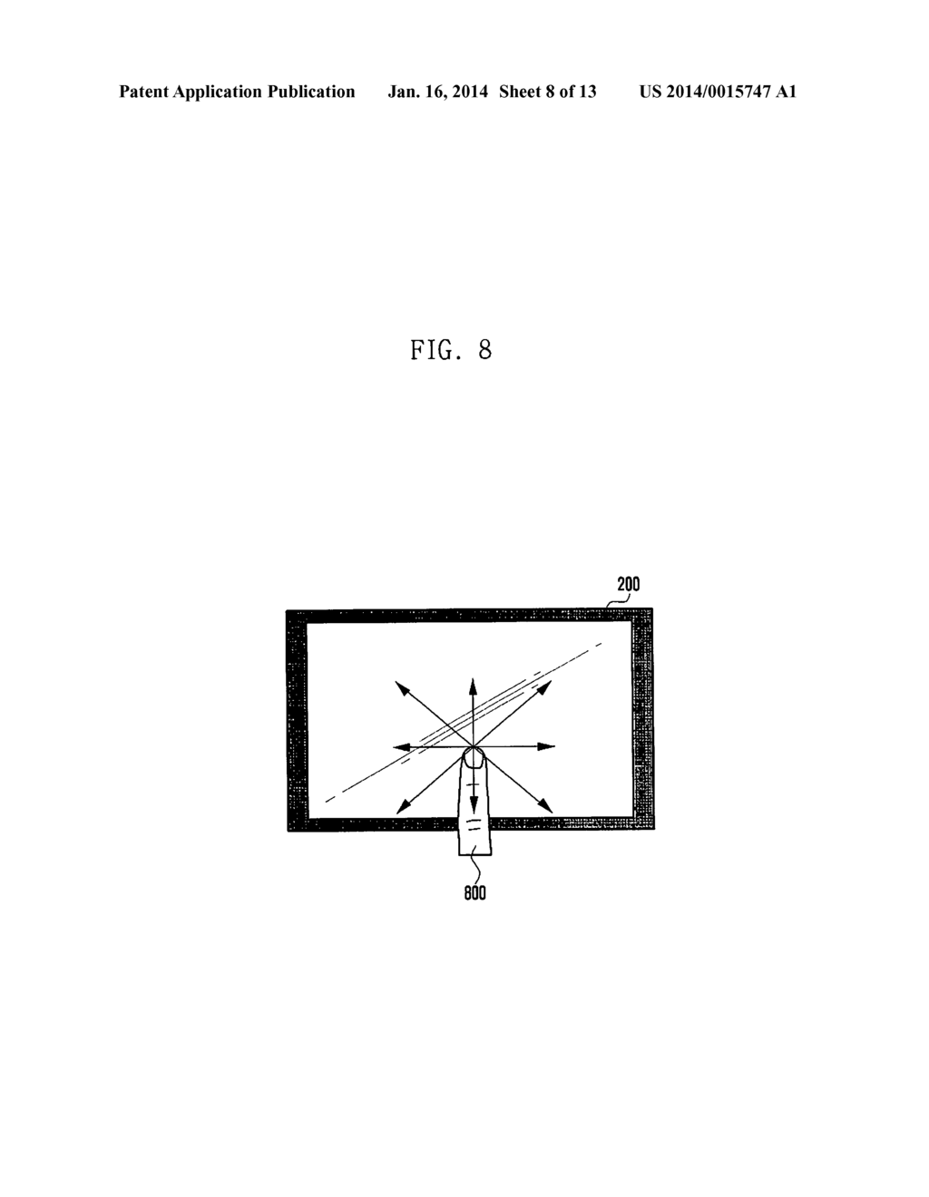 METHOD AND APPARATUS FOR PROVIDING A FUNCTION OF A MOUSE USING A TERMINAL     INCLUDING A TOUCH SCREEN - diagram, schematic, and image 09