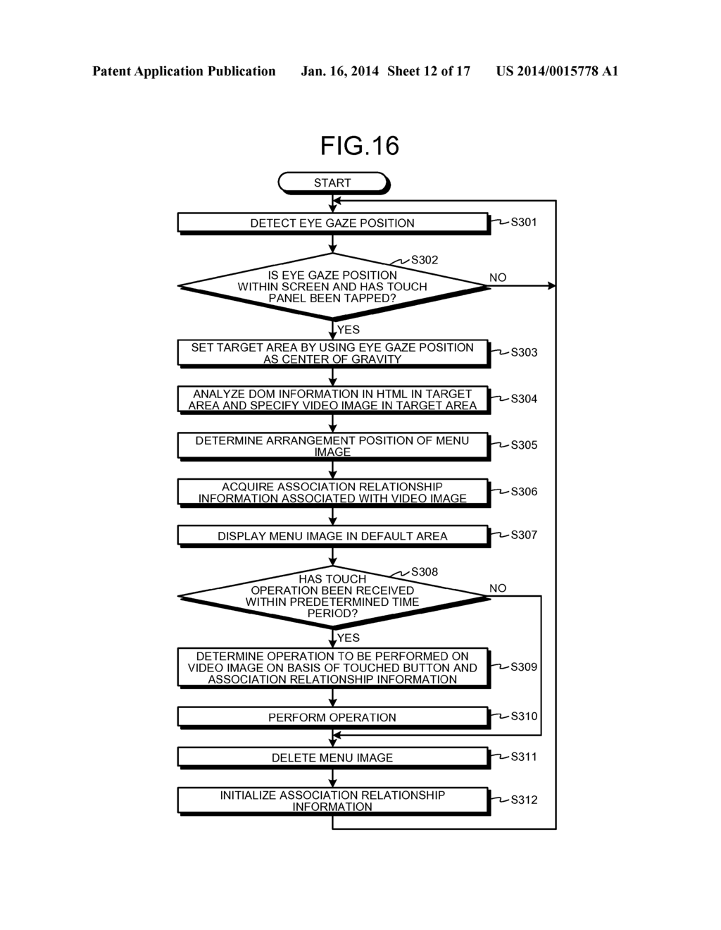 TABLET DEVICE, AND OPERATION RECEIVING METHOD - diagram, schematic, and image 13