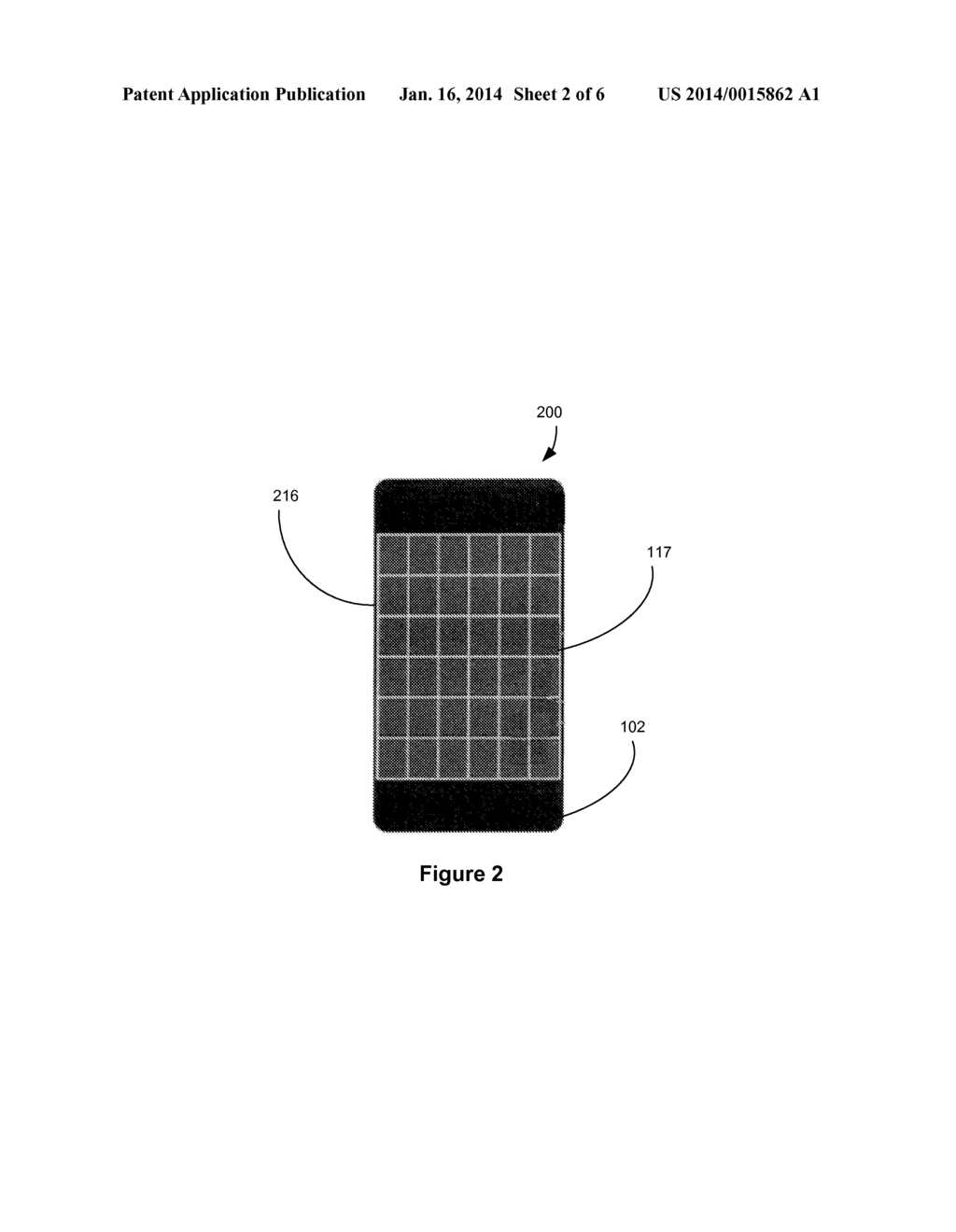 Systems And Methods For Compensating For Visual Distortion Caused By     Surface Features On A Display - diagram, schematic, and image 03