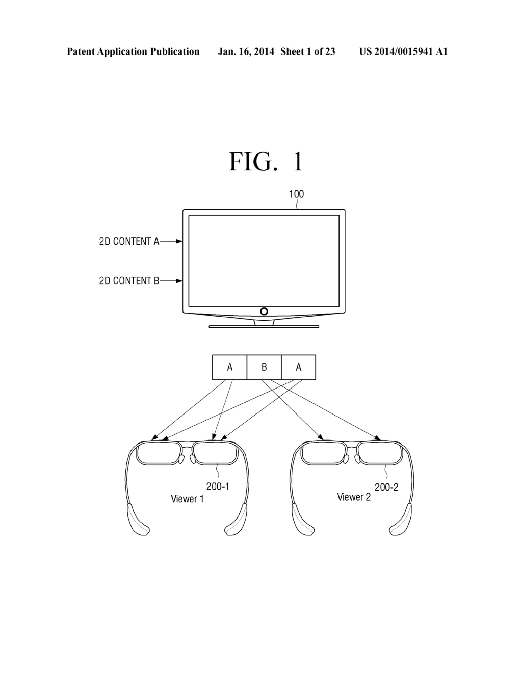 IMAGE DISPLAY APPARATUS, METHOD FOR DISPLAYING IMAGE AND GLASSES APPARATUS - diagram, schematic, and image 02