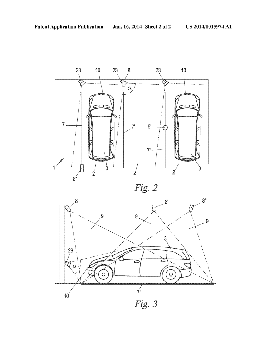 DEVICE FOR MONITORING A VEHICLE PARKING SPACE - diagram, schematic, and image 03