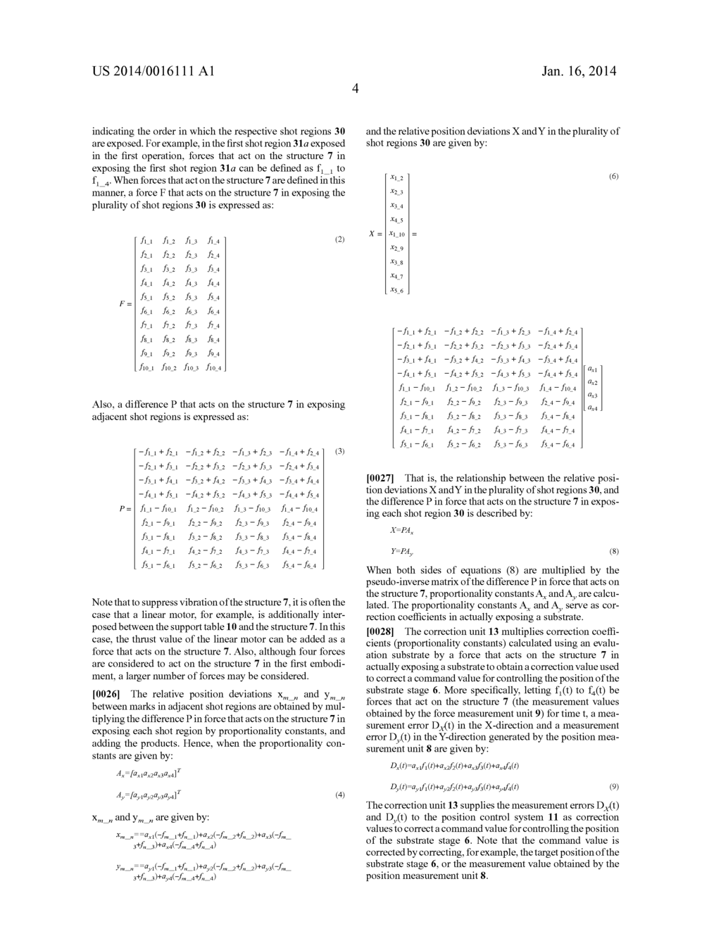 EXPOSURE APPARATUS, CALIBRATION METHOD, AND METHOD OF MANUFACTURING     ARTICLE - diagram, schematic, and image 10