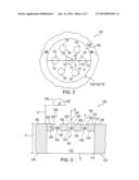 METHODS AND APPARATUS FOR PROVIDING HOLES THROUGH PORTIONS OF A HOUSING OF     AN ELECTRONIC DEVICE diagram and image