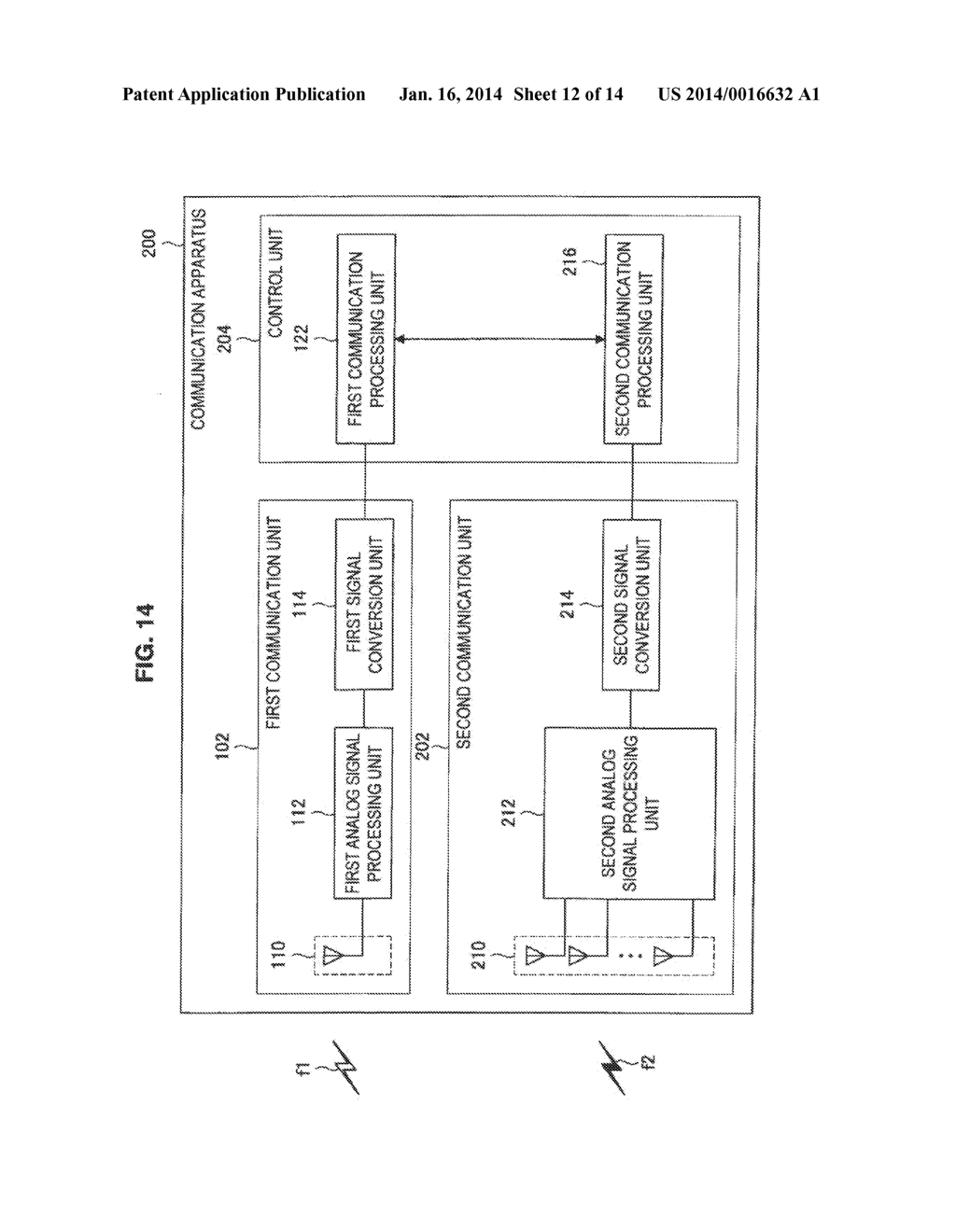 COMMUNICATION APPARATUS AND AUTOMATIC GAIN CONTROL METHOD - diagram, schematic, and image 13