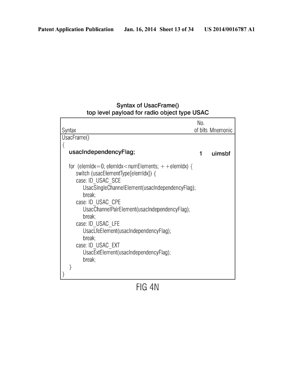 FRAME ELEMENT LENGTH TRANSMISSION IN AUDIO CODING - diagram, schematic, and image 14