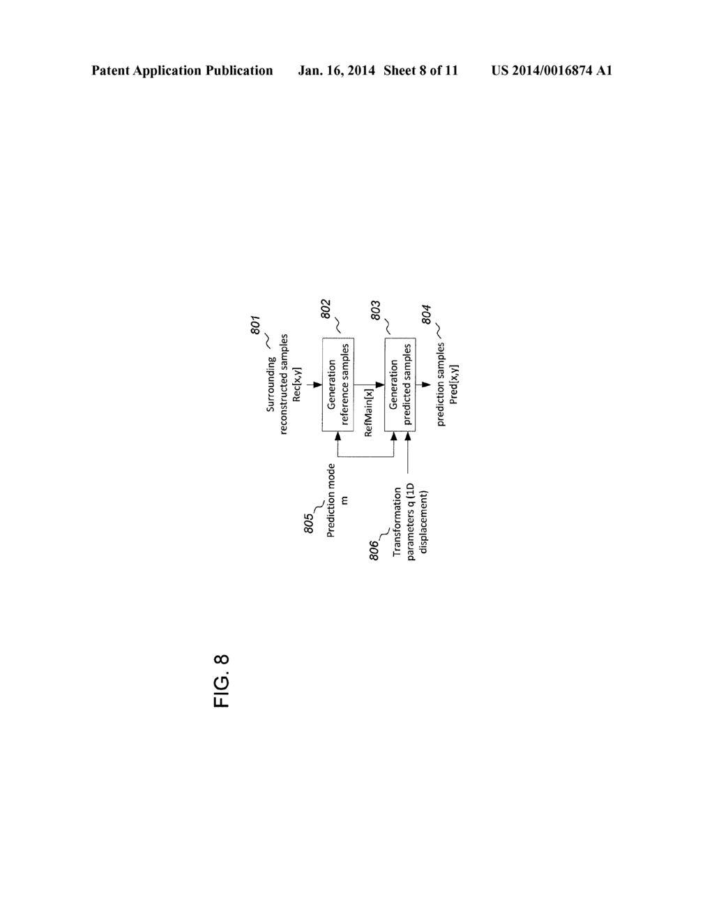 METHOD AND DEVICE FOR PREDICTING AN IMAGE PORTION FOR ENCODING OR DECODING     OF AN IMAGE - diagram, schematic, and image 09