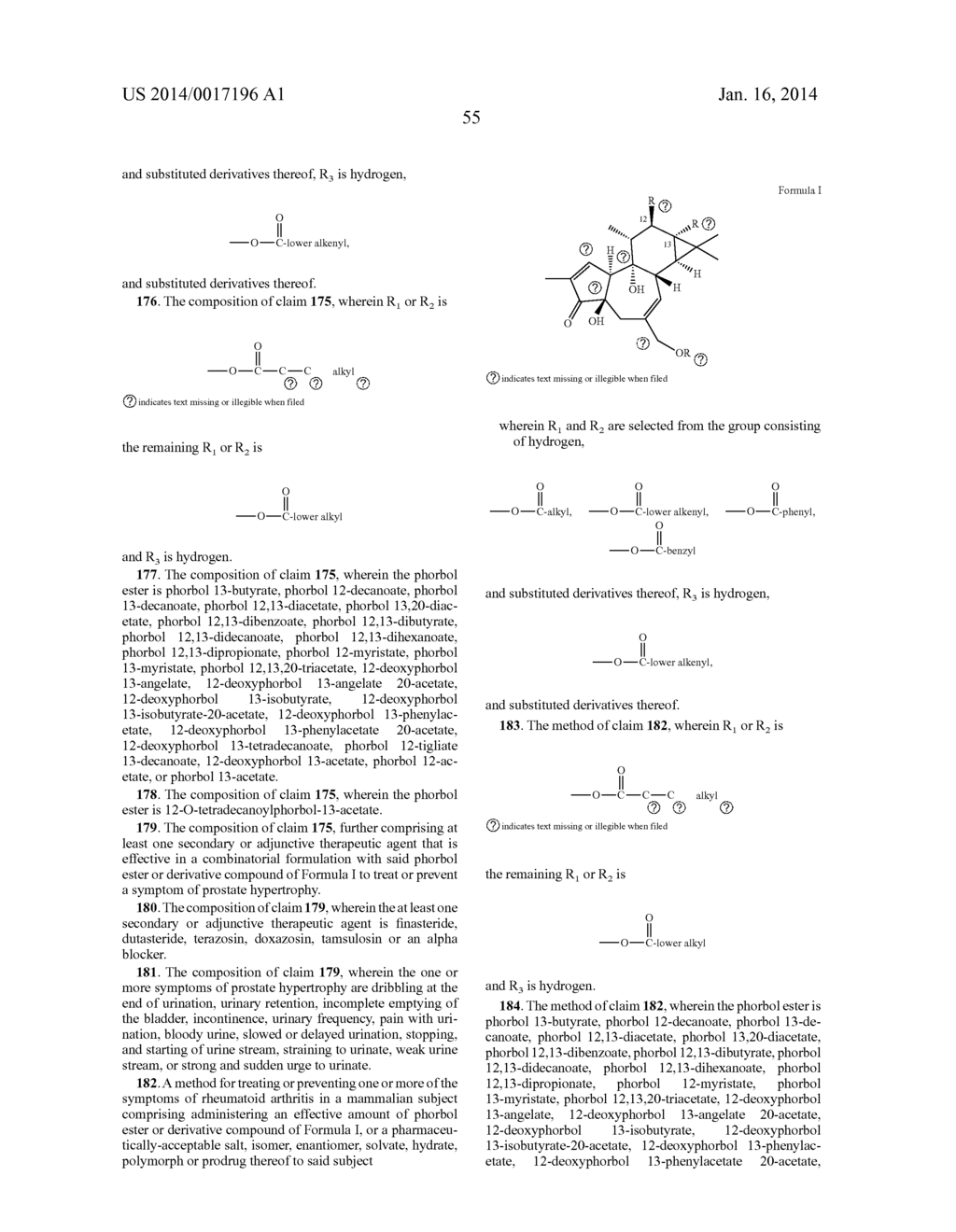 COMPOSITIONS AND METHODS OF USE OF PHORBOL ESTERS - diagram, schematic, and image 56