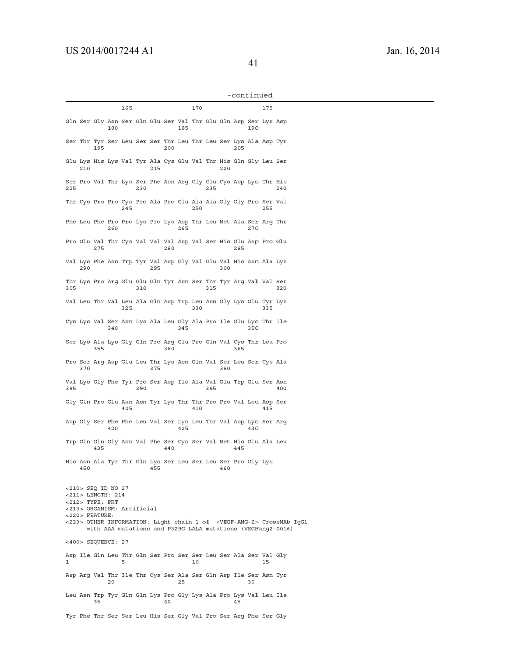 Bispecific Anti-VEGF/Anti-ANG-2 Antibodies and their use in the Treatment     of Ocular Vascular Diseases - diagram, schematic, and image 57