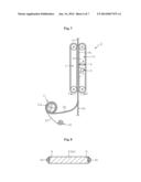 METHOD FOR CUTTING PLATE-LIKE GLASS, AND CUTTING DEVICE THEREFOR diagram and image