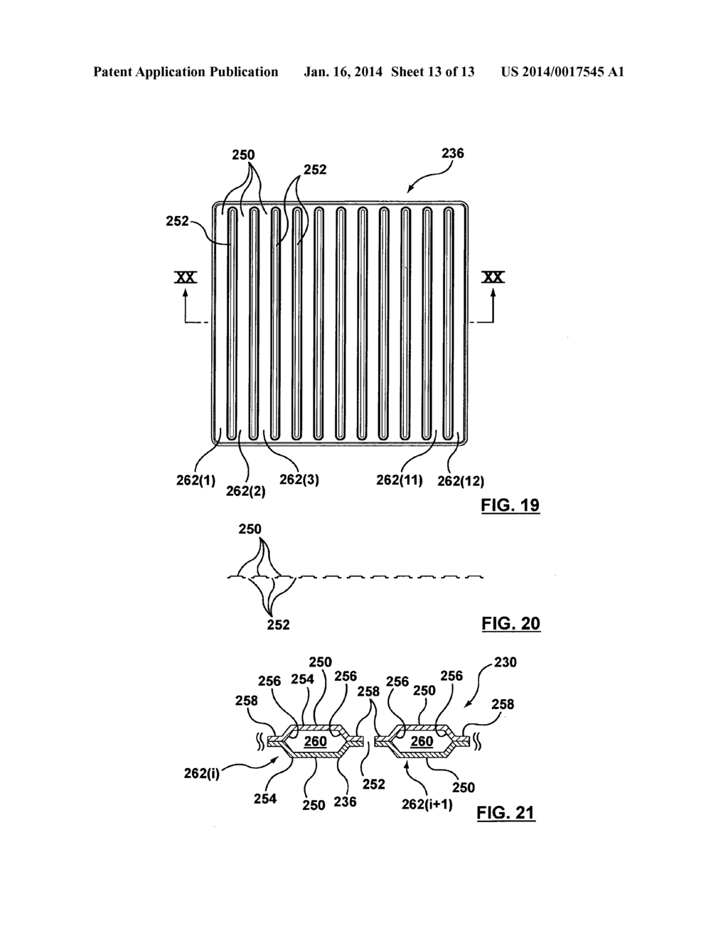 CONFORMAL FLUID-COOLED HEAT EXCHANGER FOR BATTERY - diagram, schematic, and image 14