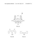 Garment with Cup Portions diagram and image