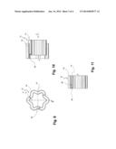 COUPLING FOR CONNECTING TWO SHAFT SECTIONS, IN PARTICULAR OF A STEERING     SHAFT, IN A DAMPING MANNER, STEERING SHAFT, AND METHOD FOR PRODUCING A     CORRESPONDING COUPLING diagram and image