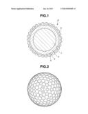 MULTI-PIECE SOLID GOLF BALL diagram and image