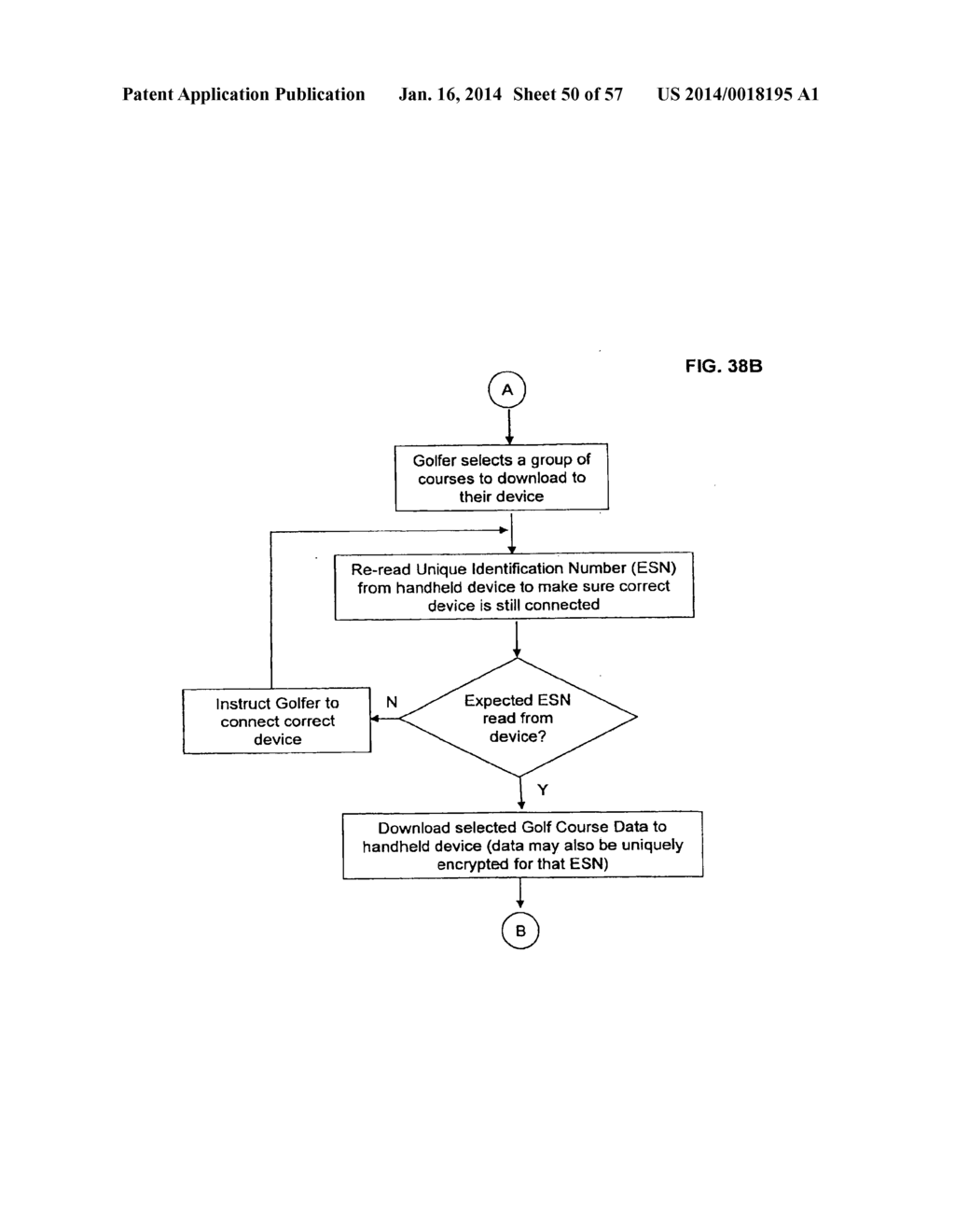 PERSONAL GOLFING ASSISTANT AND METHOD AND SYSTEM FOR GRAPHICALLY     DISPLAYING GOLF RELATED INFORMATION AND FOR COLLECTION, PROCESSING AND     DISTRIBUTION OF GOLF RELATED DATA - diagram, schematic, and image 51