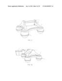 Rolling, multi-directional fitness device diagram and image