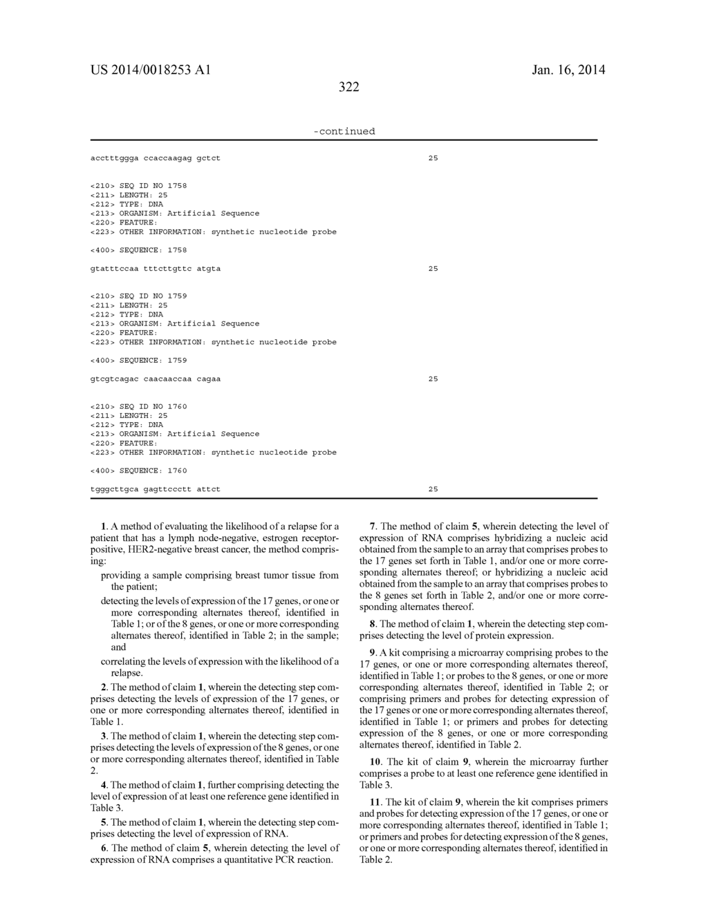 GENE EXPRESSION PANEL FOR BREAST CANCER PROGNOSIS - diagram, schematic, and image 339