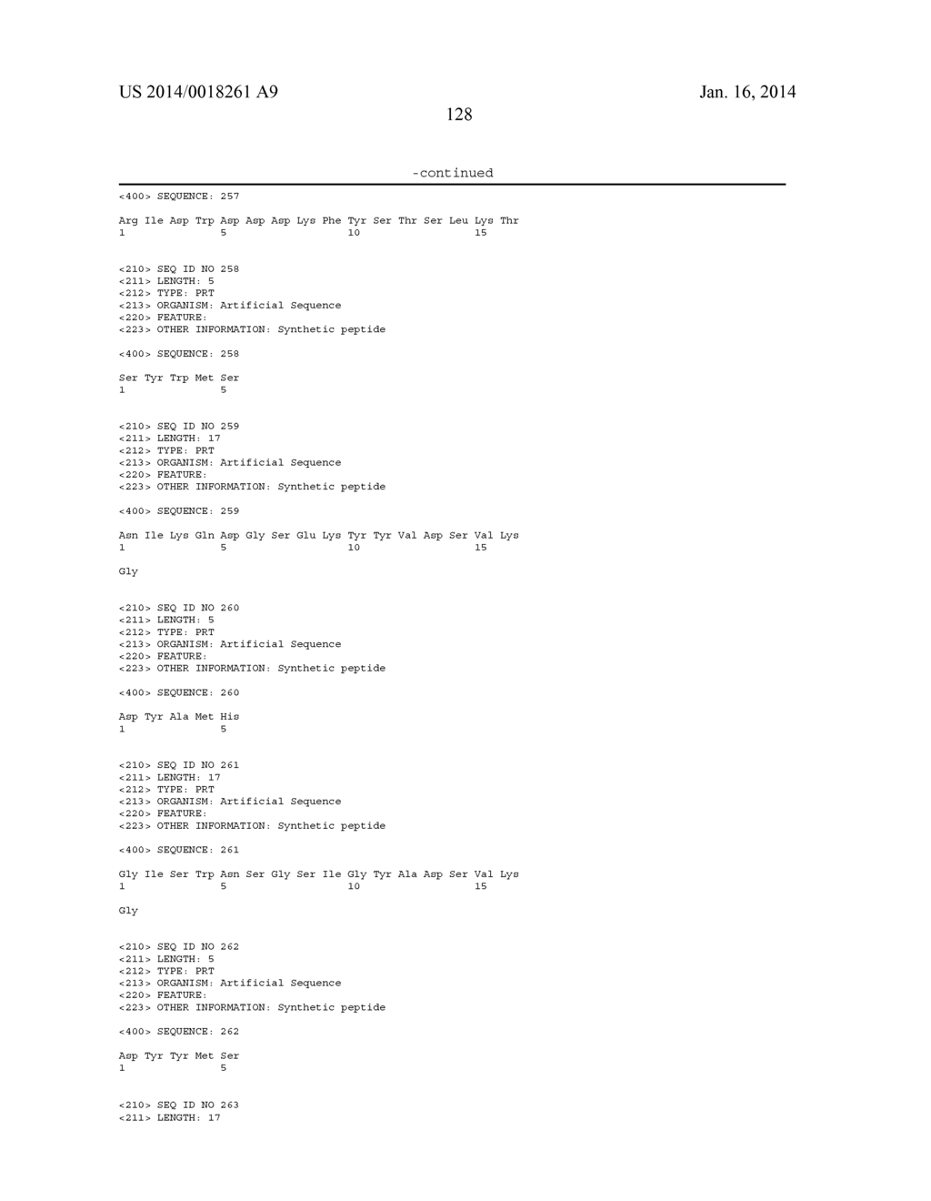 FOCUSED LIBRARIES OF GENETIC PACKAGES - diagram, schematic, and image 129