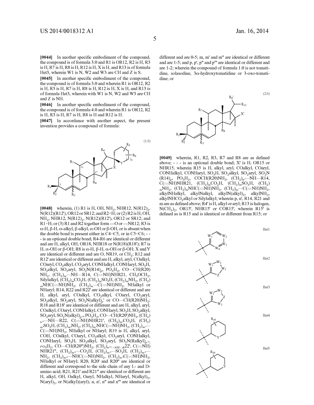 STEROID ALKALOIDS AND USES THEREOF AS ANTIMICROBIAL AGENTS AGAINST     ELECTRON TRANSPORT-DEFICIENT MICROBES AND AS POTENTIATORS FOR     ANTIMICROBIAL AGENTS AGAINST PATHOGENIC BACTERIA - diagram, schematic, and image 17