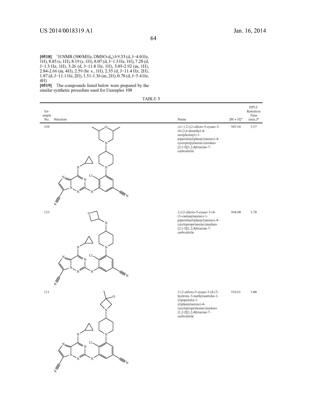 IMIDAZOTRIAZINECARBONITRILES USEFUL AS KINASE INHIBITORS - diagram, schematic, and image 65