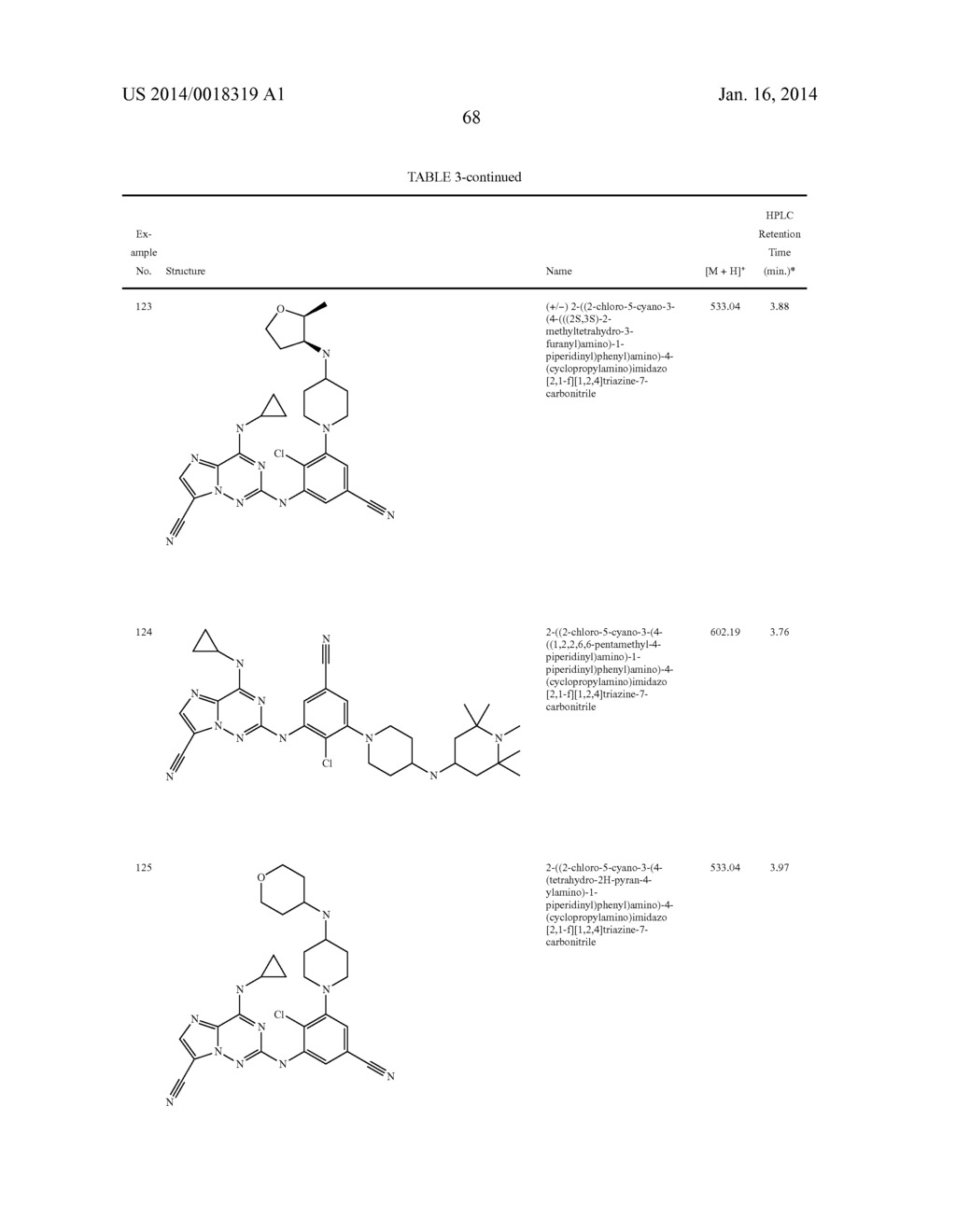 IMIDAZOTRIAZINECARBONITRILES USEFUL AS KINASE INHIBITORS - diagram, schematic, and image 69