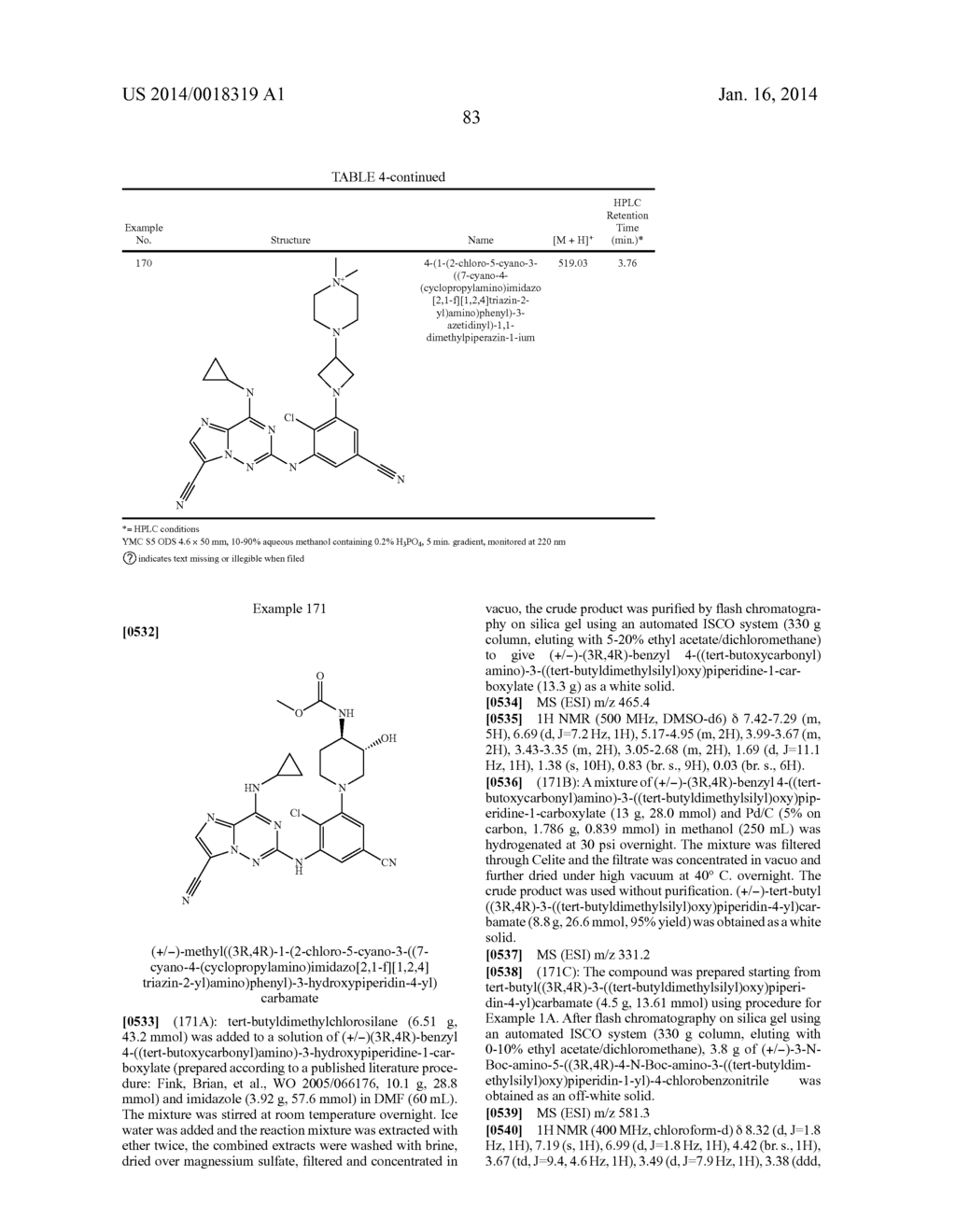 IMIDAZOTRIAZINECARBONITRILES USEFUL AS KINASE INHIBITORS - diagram, schematic, and image 84