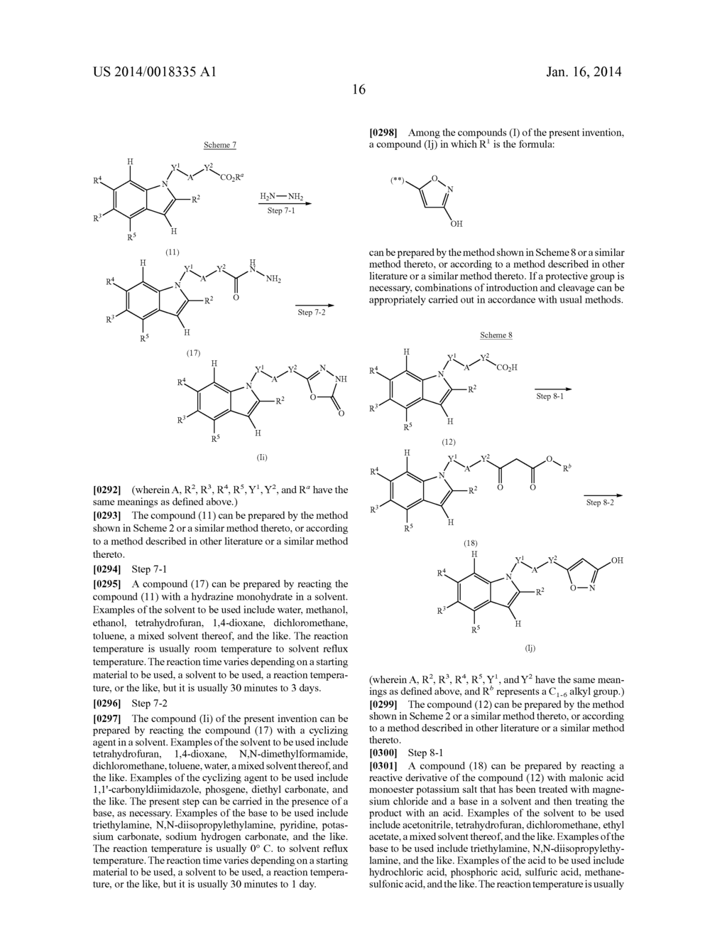 INDOLE DERIVATIVE, AND PHARMACOLOGICALLY ACCEPTABLE SALT THEREOF - diagram, schematic, and image 17