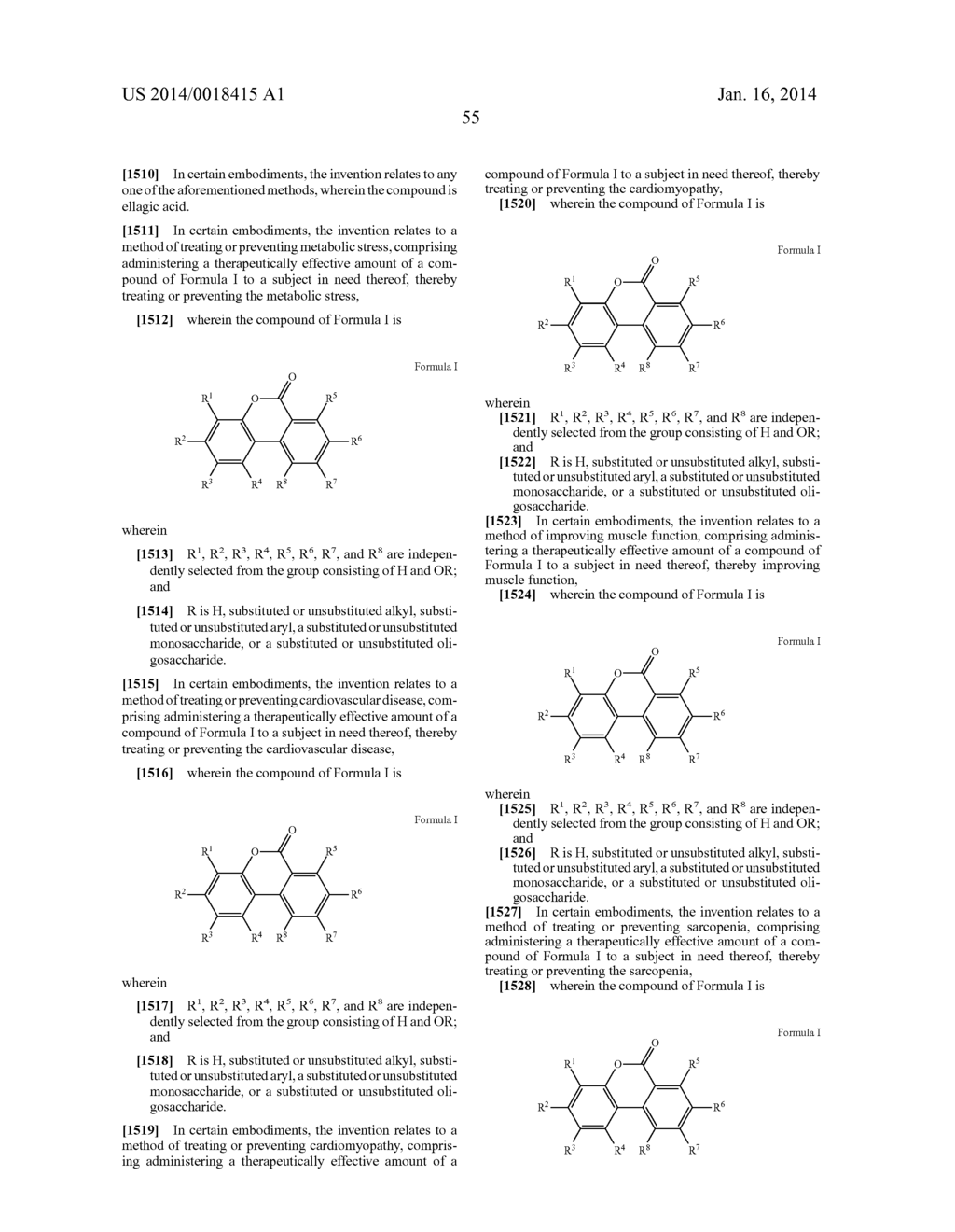 Enhancing Autophagy or Increasing Longevity by Administration of     Urolithins or Precursors Thereof - diagram, schematic, and image 96