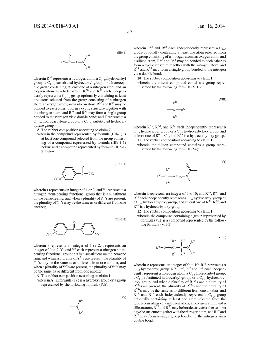 RUBBER COMPOSITION AND PNEUMATIC TIRE - diagram, schematic, and image 48