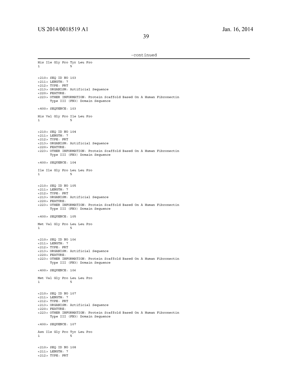 Stabilized Fibronectin Domain Compositions, Methods and Uses - diagram, schematic, and image 48