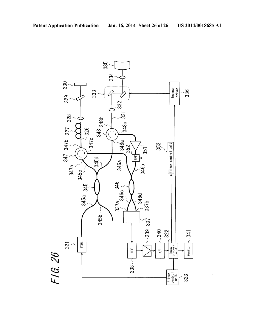 OPTICAL INSPECTION DEVICE, ELECTROMAGNETIC WAVE DETECTION METHOD,     ELECTROMAGNETIC WAVE DETECTION DEVICE, ORGANISM OBSERVATION METHOD,     MICROSCOPE, ENDOSCOPE, AND OPTICAL TOMOGRAPHIC IMAGE GENERATION DEVICE - diagram, schematic, and image 27