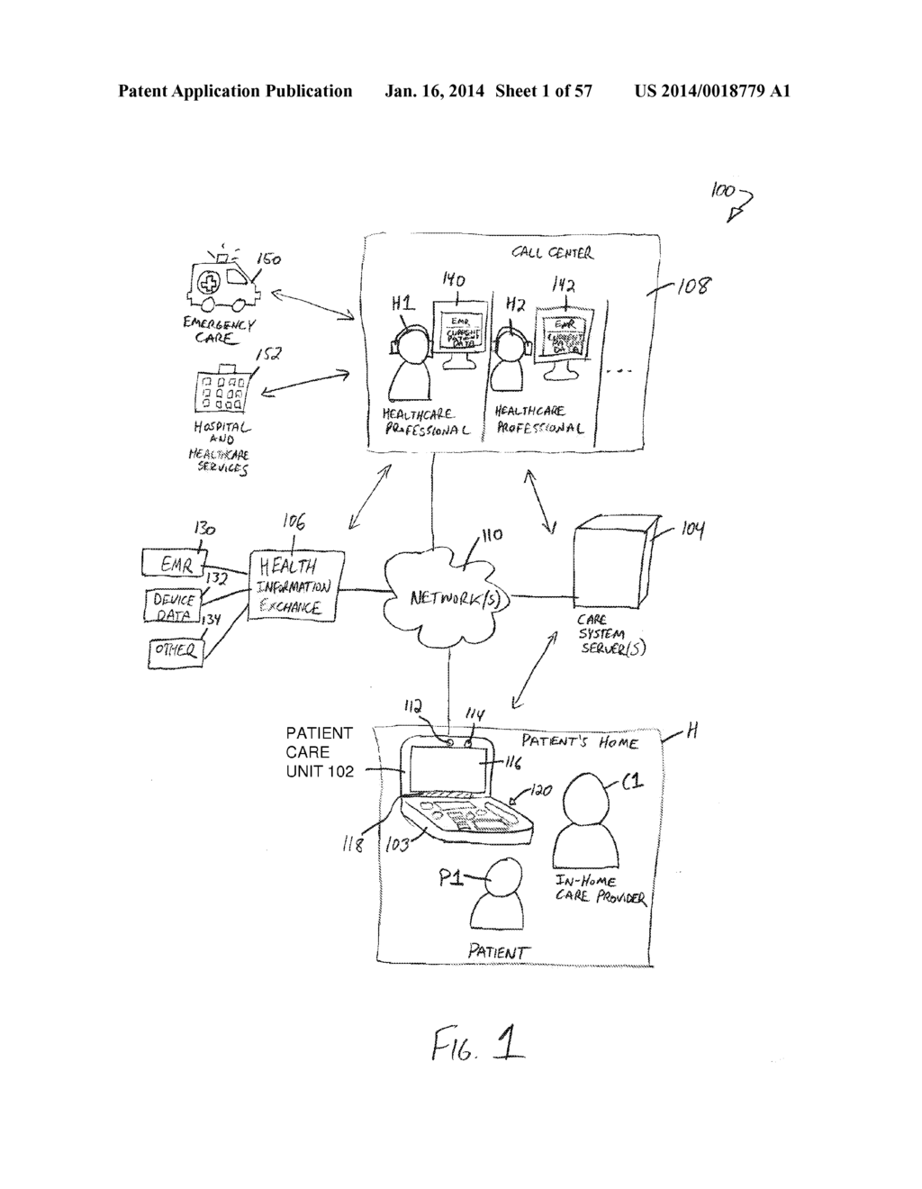 TELEMEDICINE CARE SYSTEM - diagram, schematic, and image 02