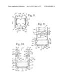 POLYAXIAL BONE ANCHOR WITH POP-ON SHANK, FRICTION FIT RETAINER, WINGED     INSERT AND LOW PROFILE EDGE LOCK diagram and image