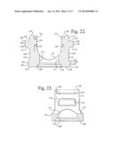 POLYAXIAL BONE ANCHOR WITH POP-ON SHANK, FRICTION FIT RETAINER, WINGED     INSERT AND LOW PROFILE EDGE LOCK diagram and image