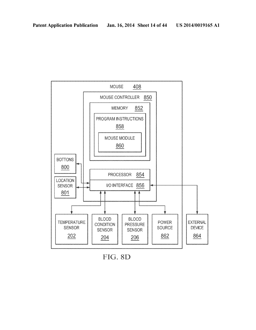 Computer Mouse System and Associated Computer Medium for Monitoring and     Improving Health and Productivity of Employees - diagram, schematic, and image 15