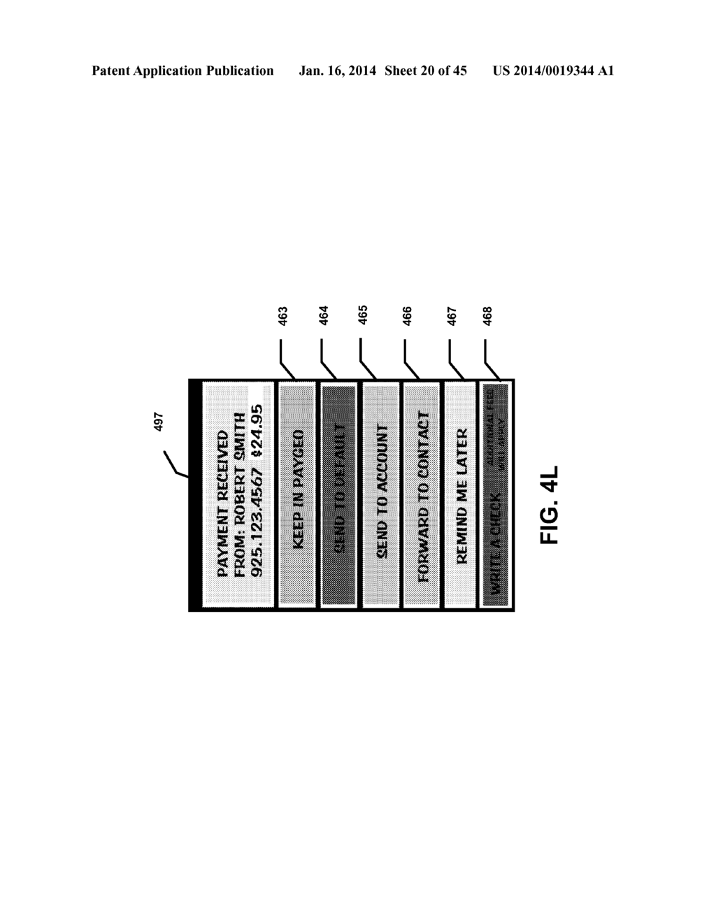 SYSTEM AND ASSOCIATED METHOD AND SERVICE FOR PROVIDING A PLATFORM THAT     ALLOWS FOR THE EXCHANGE OF CASH BETWEEN MEMBERS IN A MOBILE ENVIRONMENT - diagram, schematic, and image 21