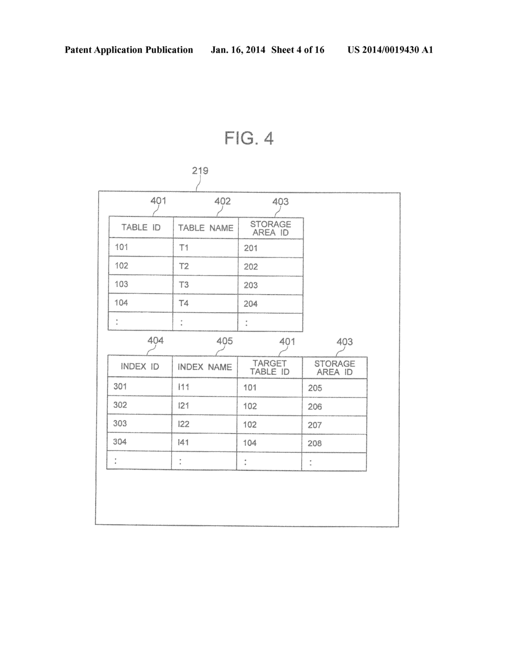 DATABASE MANAGEMENT METHOD, DATABASE MANAGEMENT SYSTEM, AND PROCESSING     PROGRAM THEREFOR - diagram, schematic, and image 05