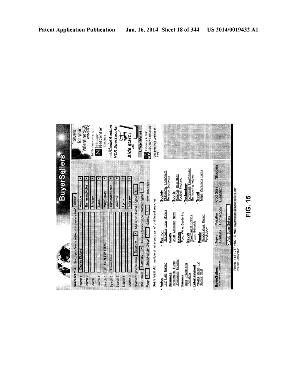 METASEARCH ENGINE FOR RETURNING PRICE DATA RELATED TO AT LEAST ONE STOCK     RETURNED IN SEARCH RESULTS AND AT LEAST ONE RELATED NEWS ITEM LINK USING     AT LEAST ONE QUERY ON MULTIPLE UNIQUE HOSTS - diagram, schematic, and image 19