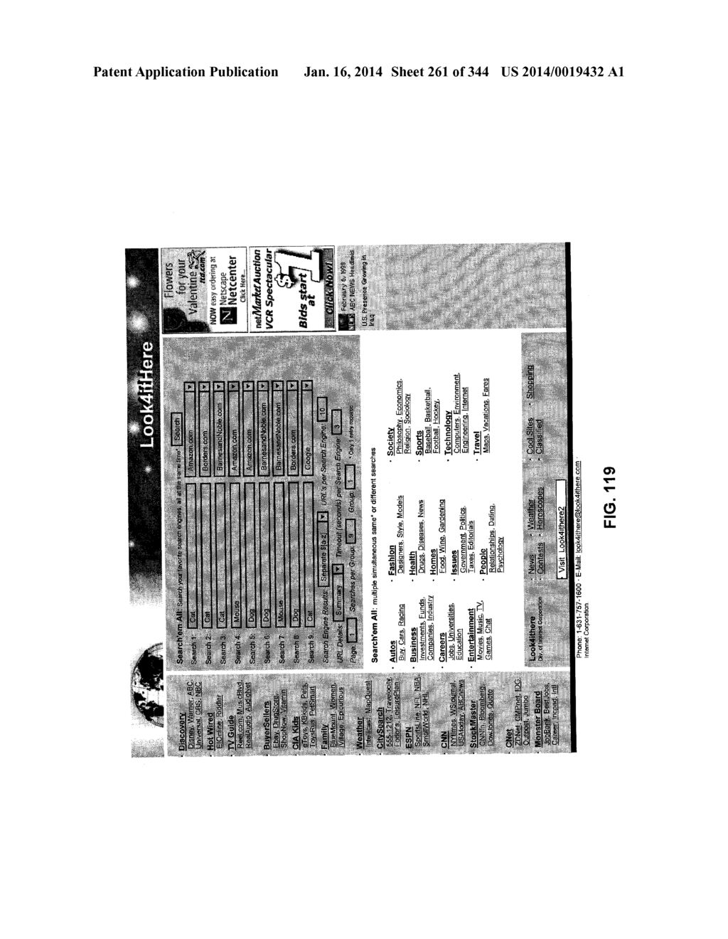 METASEARCH ENGINE FOR RETURNING PRICE DATA RELATED TO AT LEAST ONE STOCK     RETURNED IN SEARCH RESULTS AND AT LEAST ONE RELATED NEWS ITEM LINK USING     AT LEAST ONE QUERY ON MULTIPLE UNIQUE HOSTS - diagram, schematic, and image 262