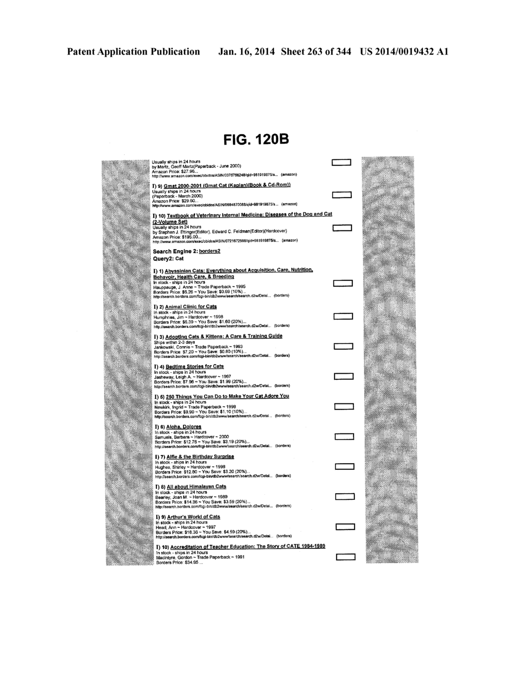 METASEARCH ENGINE FOR RETURNING PRICE DATA RELATED TO AT LEAST ONE STOCK     RETURNED IN SEARCH RESULTS AND AT LEAST ONE RELATED NEWS ITEM LINK USING     AT LEAST ONE QUERY ON MULTIPLE UNIQUE HOSTS - diagram, schematic, and image 264