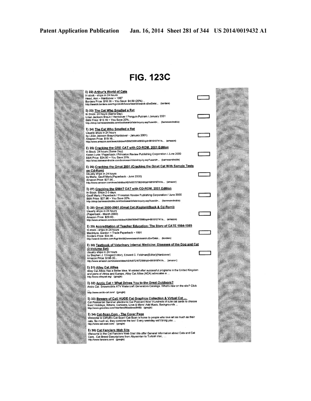 METASEARCH ENGINE FOR RETURNING PRICE DATA RELATED TO AT LEAST ONE STOCK     RETURNED IN SEARCH RESULTS AND AT LEAST ONE RELATED NEWS ITEM LINK USING     AT LEAST ONE QUERY ON MULTIPLE UNIQUE HOSTS - diagram, schematic, and image 282