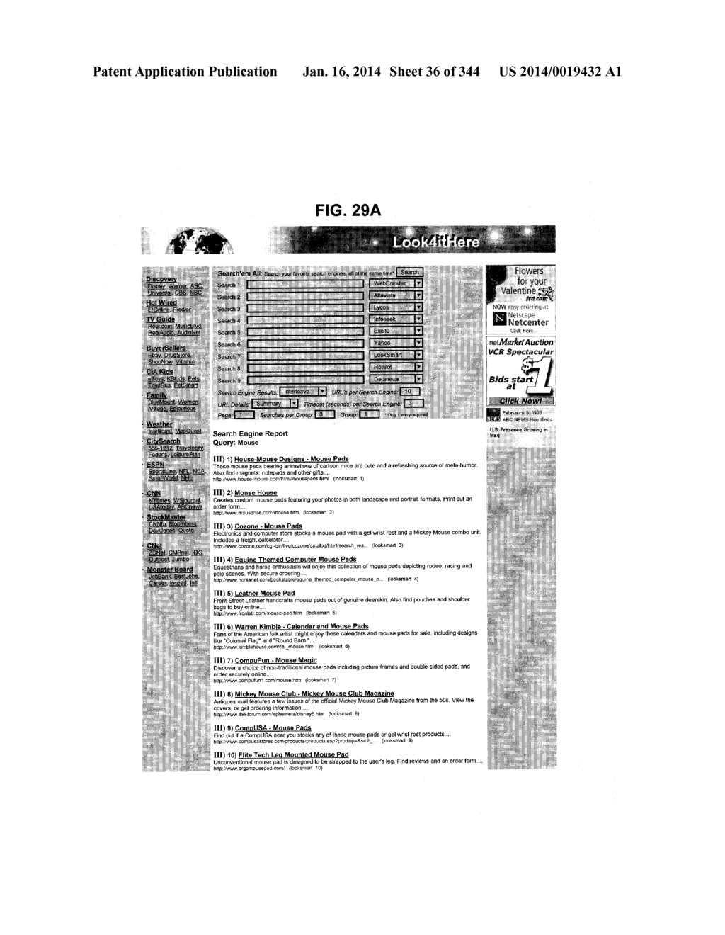 METASEARCH ENGINE FOR RETURNING PRICE DATA RELATED TO AT LEAST ONE STOCK     RETURNED IN SEARCH RESULTS AND AT LEAST ONE RELATED NEWS ITEM LINK USING     AT LEAST ONE QUERY ON MULTIPLE UNIQUE HOSTS - diagram, schematic, and image 37