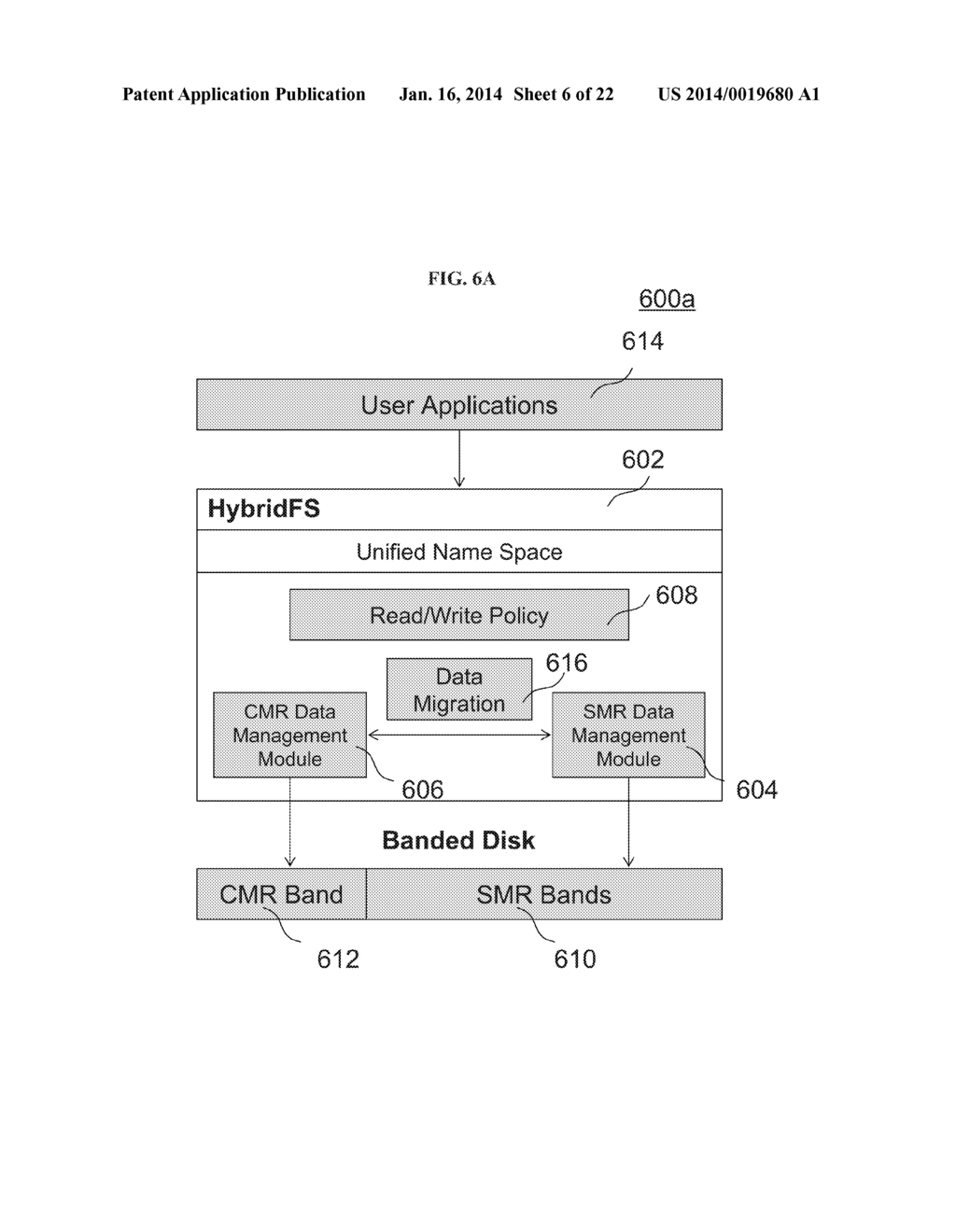 DATA STORAGE SYSTEM, METHOD OF WRITING TO STORAGE IN THE DATA STORAGE     SYSTEM, HARD DISK AND METHOD OF FORMING THE HARD DISK - diagram, schematic, and image 07