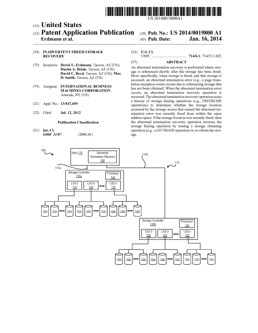 INADVERTENT FREED STORAGE RECOVERY - diagram, schematic, and image 01