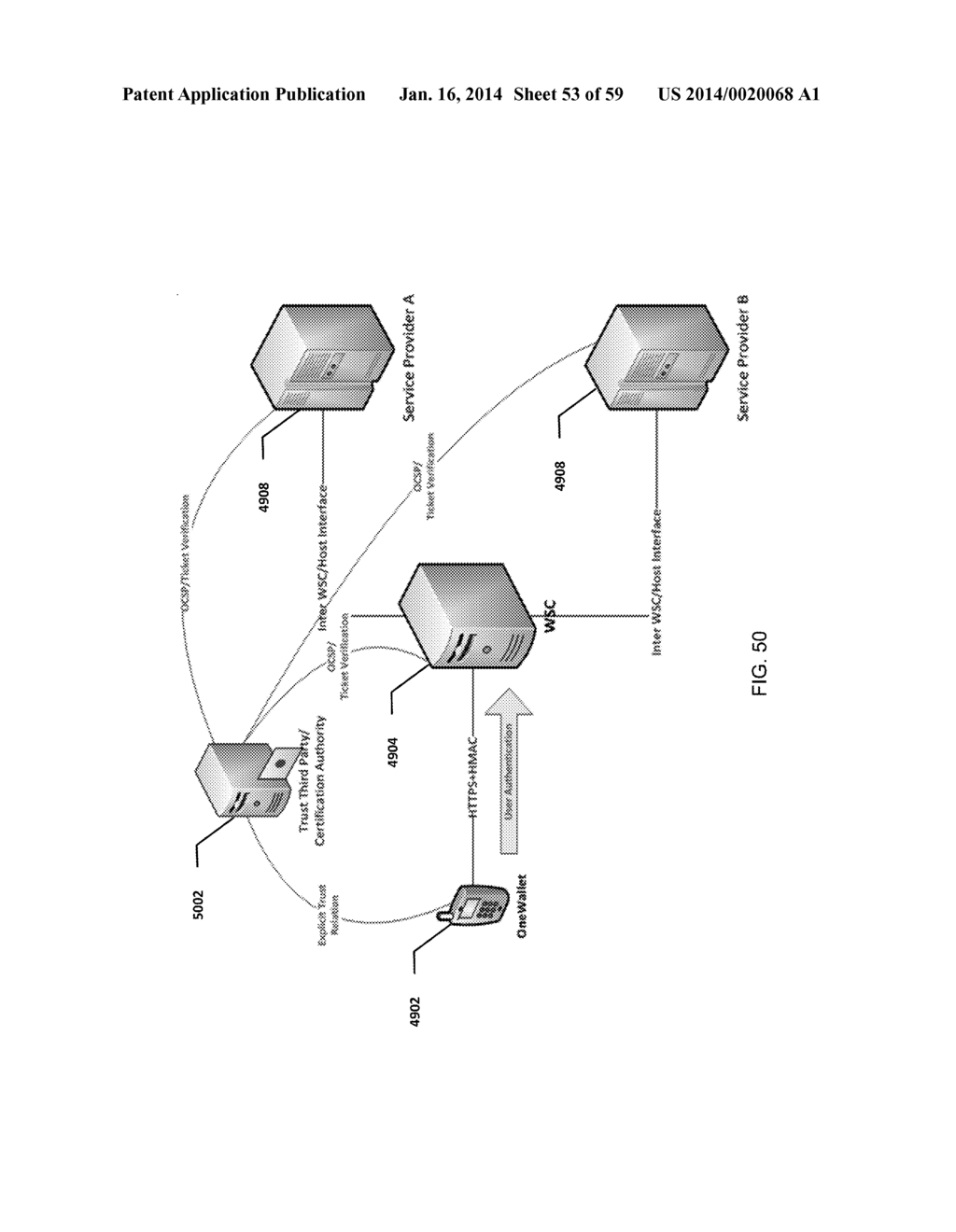 LIMITING WIDGET ACCESS OF WALLET, DEVICE, CLIENT APPLICATIONS, AND NETWORK     RESOURCES WHILE PROVIDING ACCESS TO ISSUER-SPECIFIC AND/OR     WIDGET-SPECIFIC ISSUER SECURITY DOMAINS IN A MULTI-DOMAIN ECOSYSTEM FOR     SECURE PERSONALIZED TRANSACTIONS - diagram, schematic, and image 54