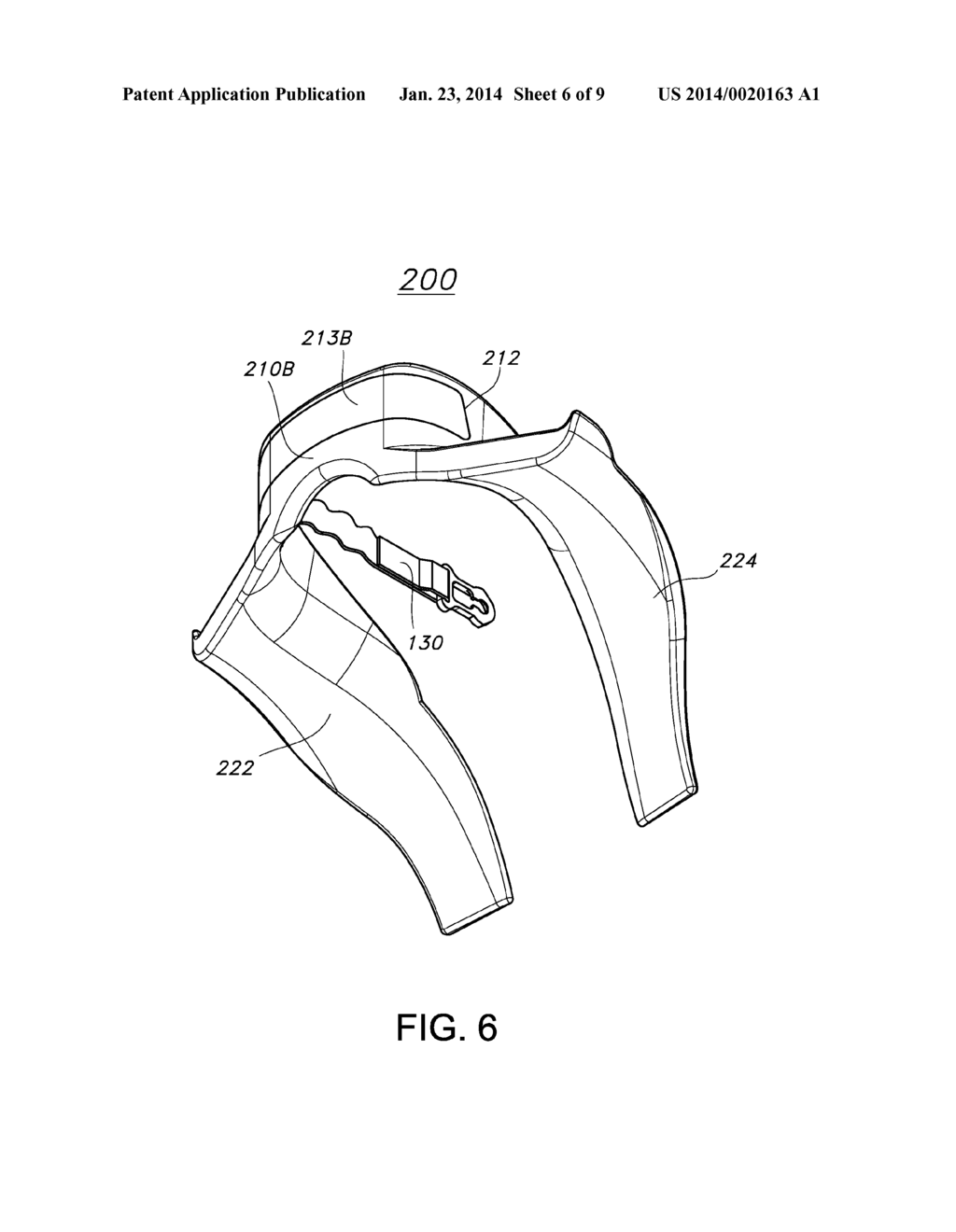 HEAD AND NECK SUPPORT DEVICE WITH LOW COLLAR - diagram, schematic, and image 07