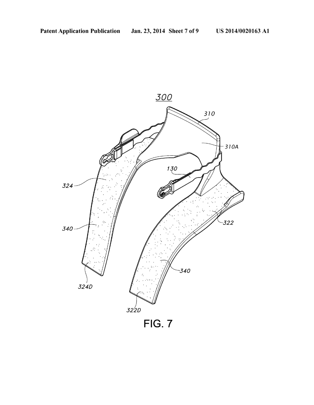 HEAD AND NECK SUPPORT DEVICE WITH LOW COLLAR - diagram, schematic, and image 08