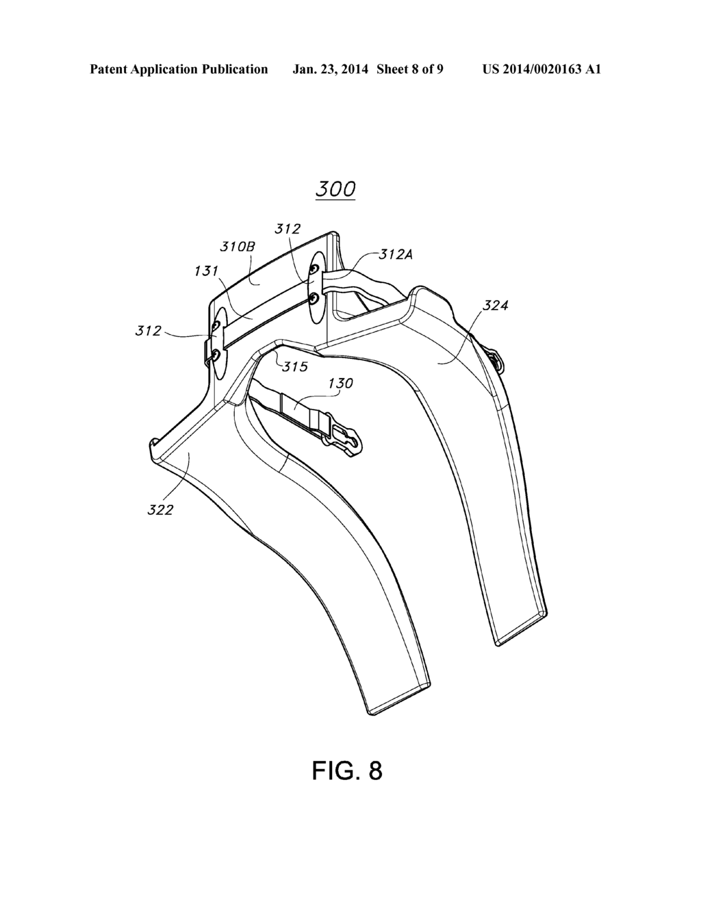 HEAD AND NECK SUPPORT DEVICE WITH LOW COLLAR - diagram, schematic, and image 09