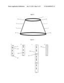 Circular Expandable Stationary Stand-Alone Single-Use Disposable Garbage     and Trash Bag Holder and Bag for Outside Activity diagram and image